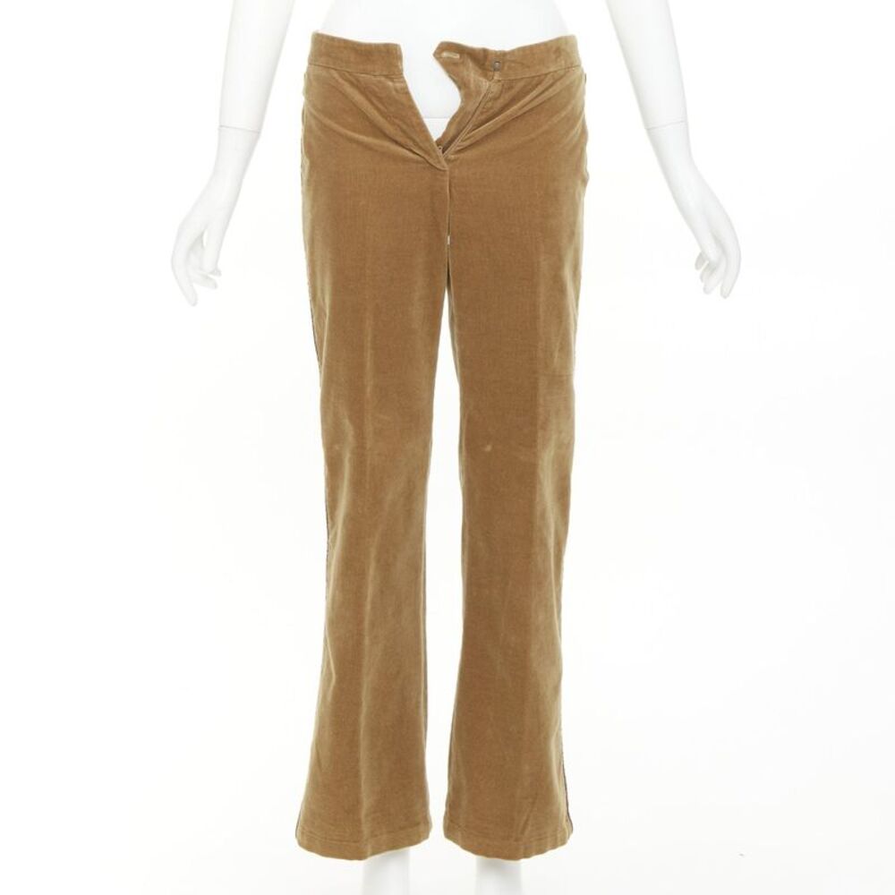 Bottega Veneta Velvet Side Tab Pants